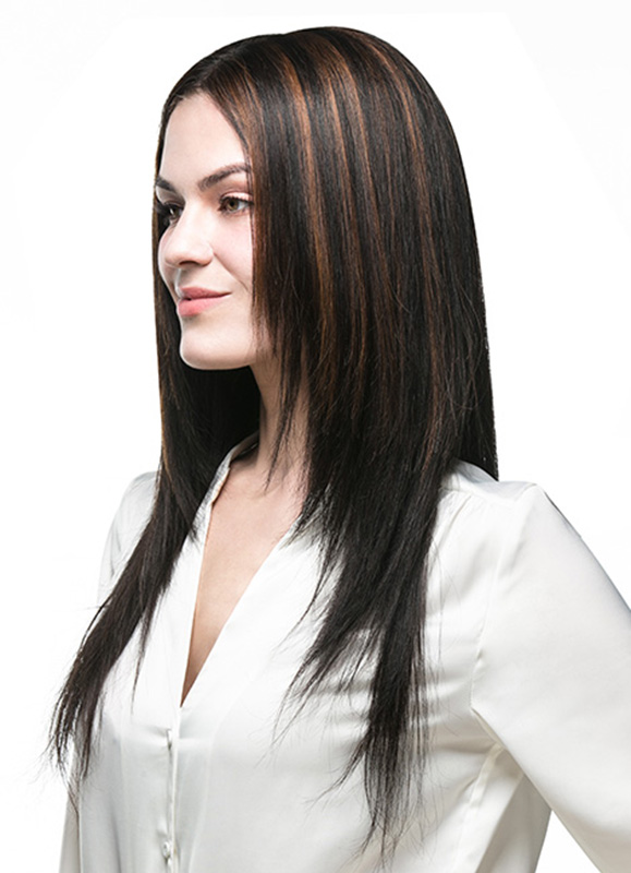 Nikita Long Layered Indian Hair Wig EFS002